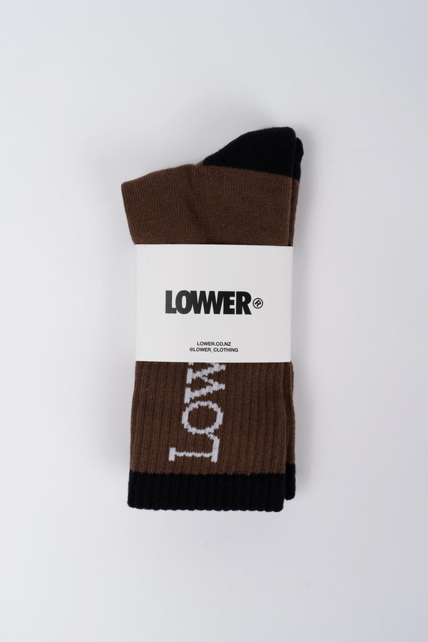 Easy Sock - NewApple - Brown/Black/White
