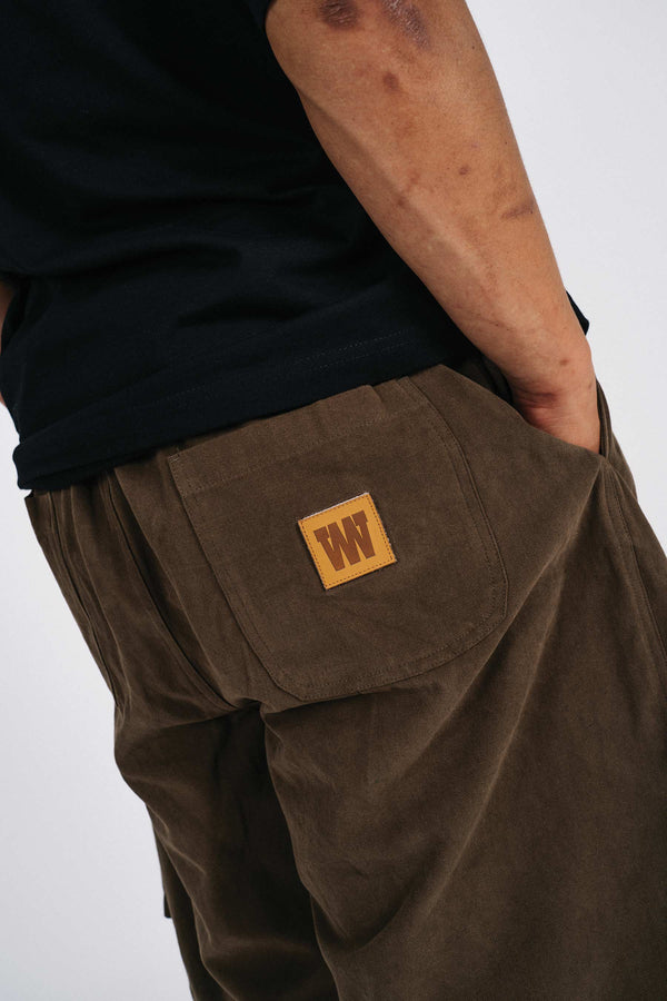 Mag Short - Leather Patch - Chocolate Brown